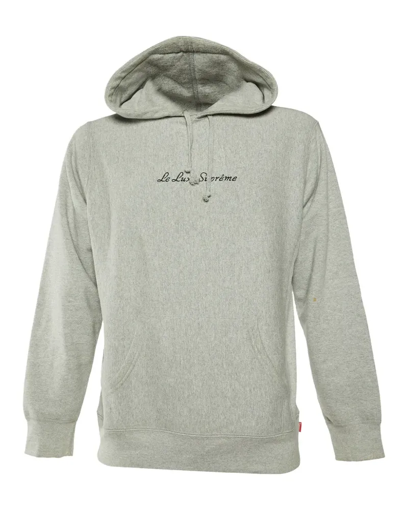 Supreme Being Le Luxe cotton hoodie - Grau Grau