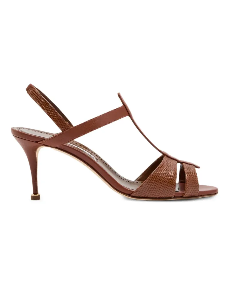 Manolo Blahnik Retauxlo Sandalen mit Absatz - Braun Braun