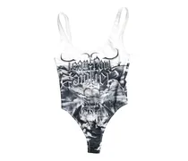 The Black Diablo graphic-print swimsuit