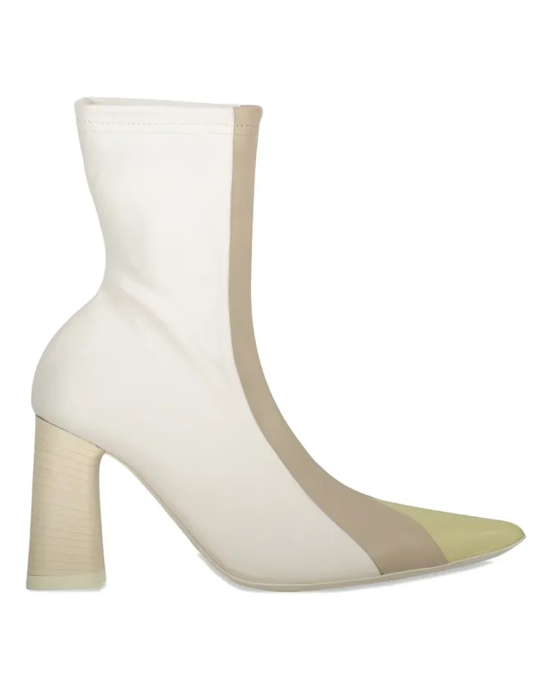 ELLERY block-heel ankle boots - Nude Nude