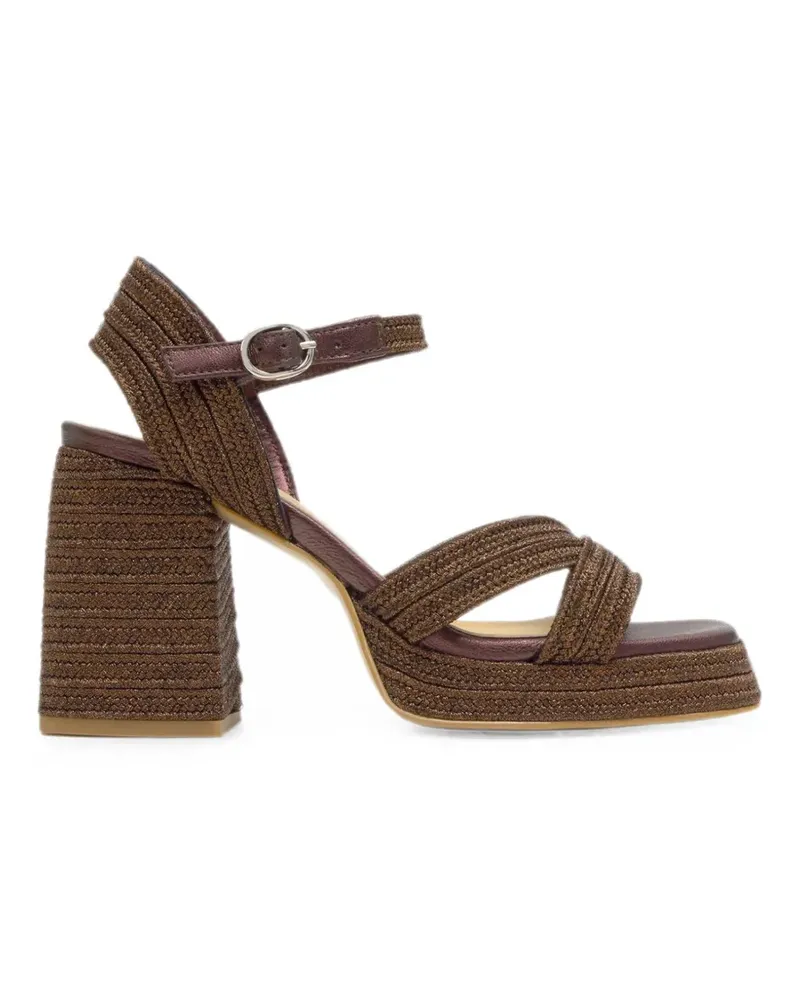 Castañer Valle platform sandals - Braun Braun