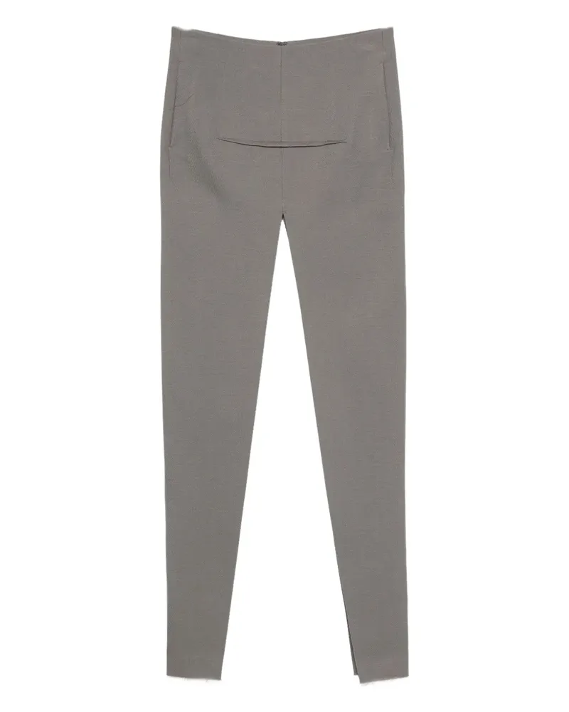 Rick Owens double-slit maxi skirt - Grau Grau