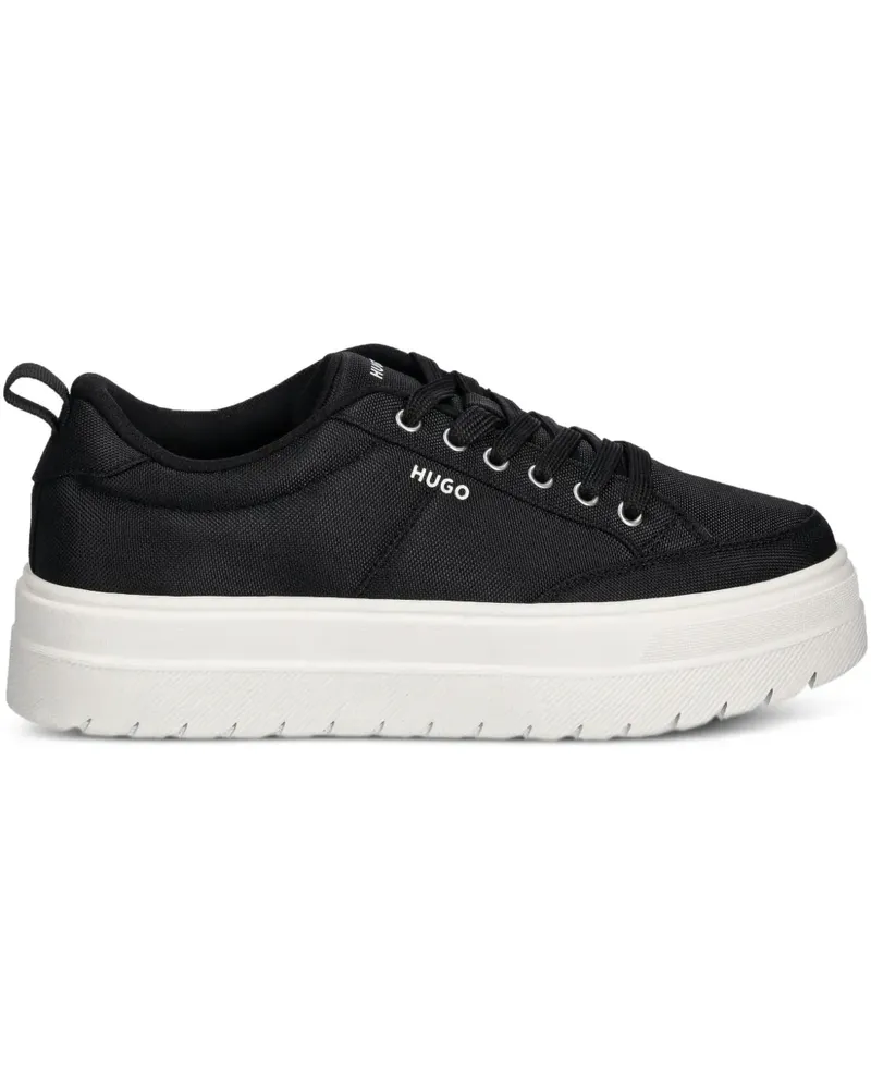 HUGO BOSS Sneakers mit Plateausohle - Schwarz Schwarz