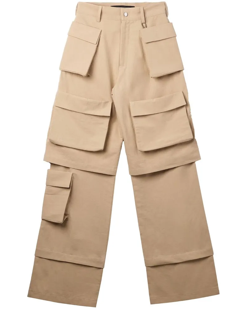 Spencer Badu Safari Cargohose - Nude Nude