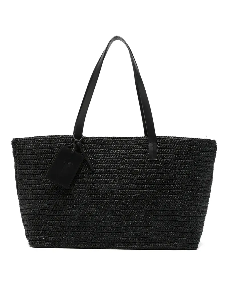 Manebí tag shoulder bag - Schwarz Schwarz