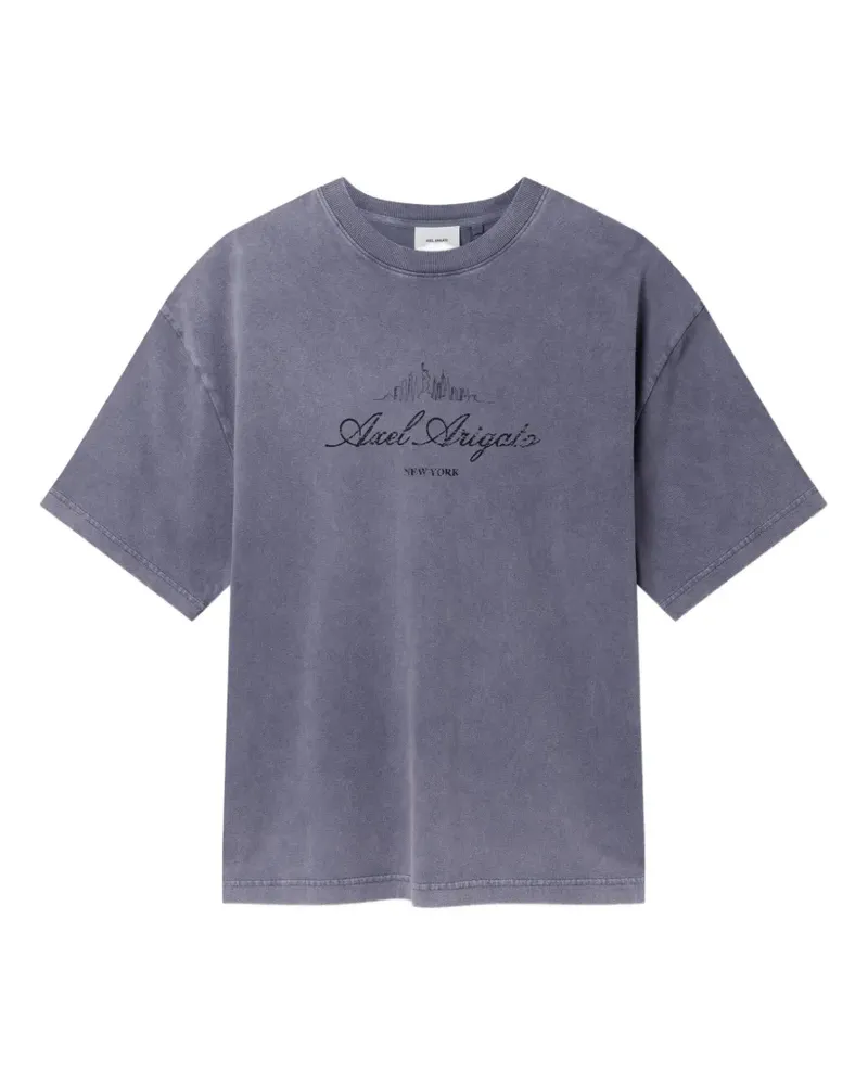 Axel Arigato NYC Washed Sky T-shirt - Blau Blau