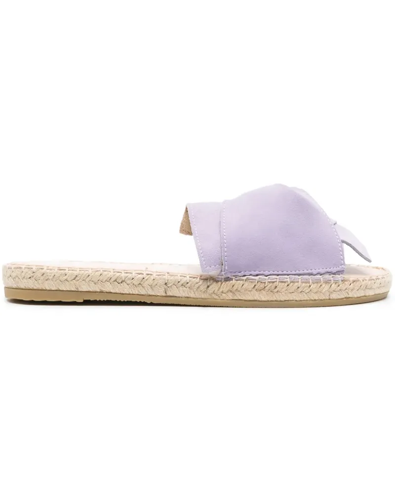 Manebí Espadrilles aus Wildleder - Violett Violett