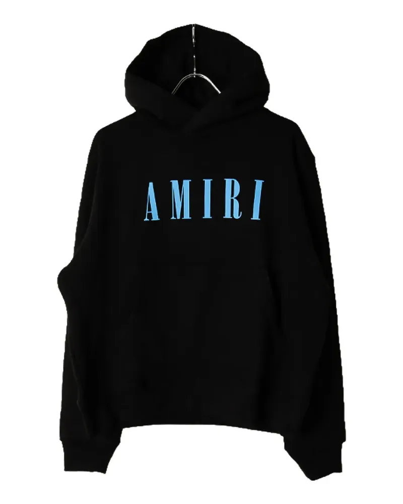 Amiri Hoodie mit Logo-Print - Schwarz Schwarz