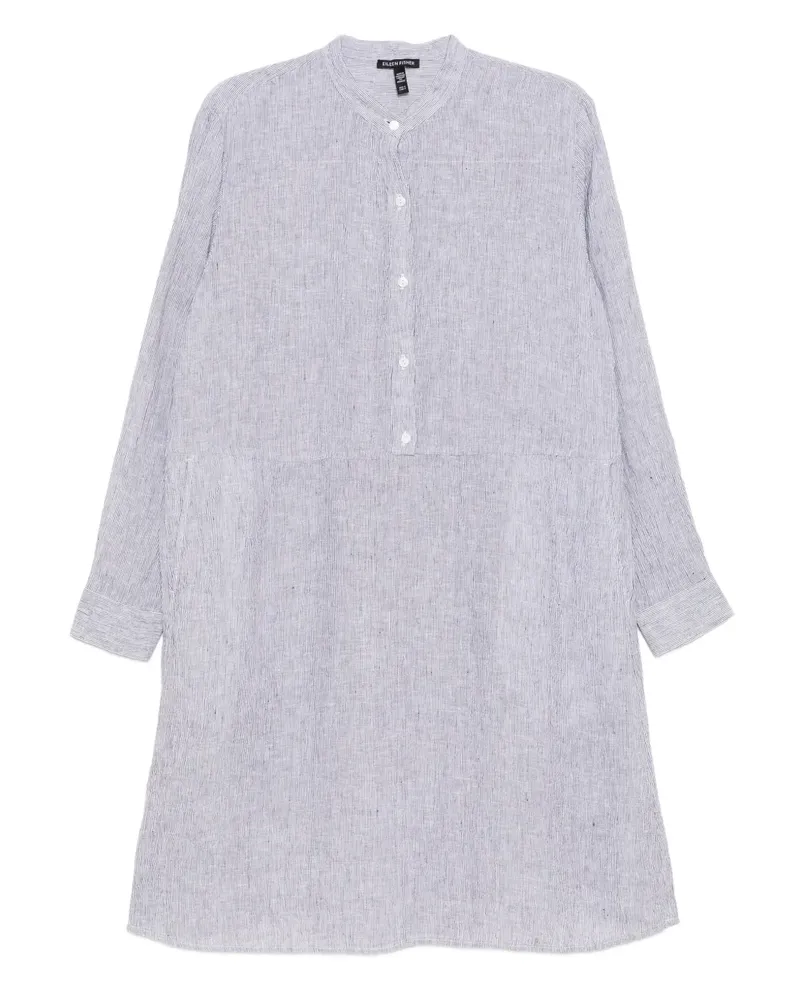 Eileen Fisher linen striped dress - Grau Grau