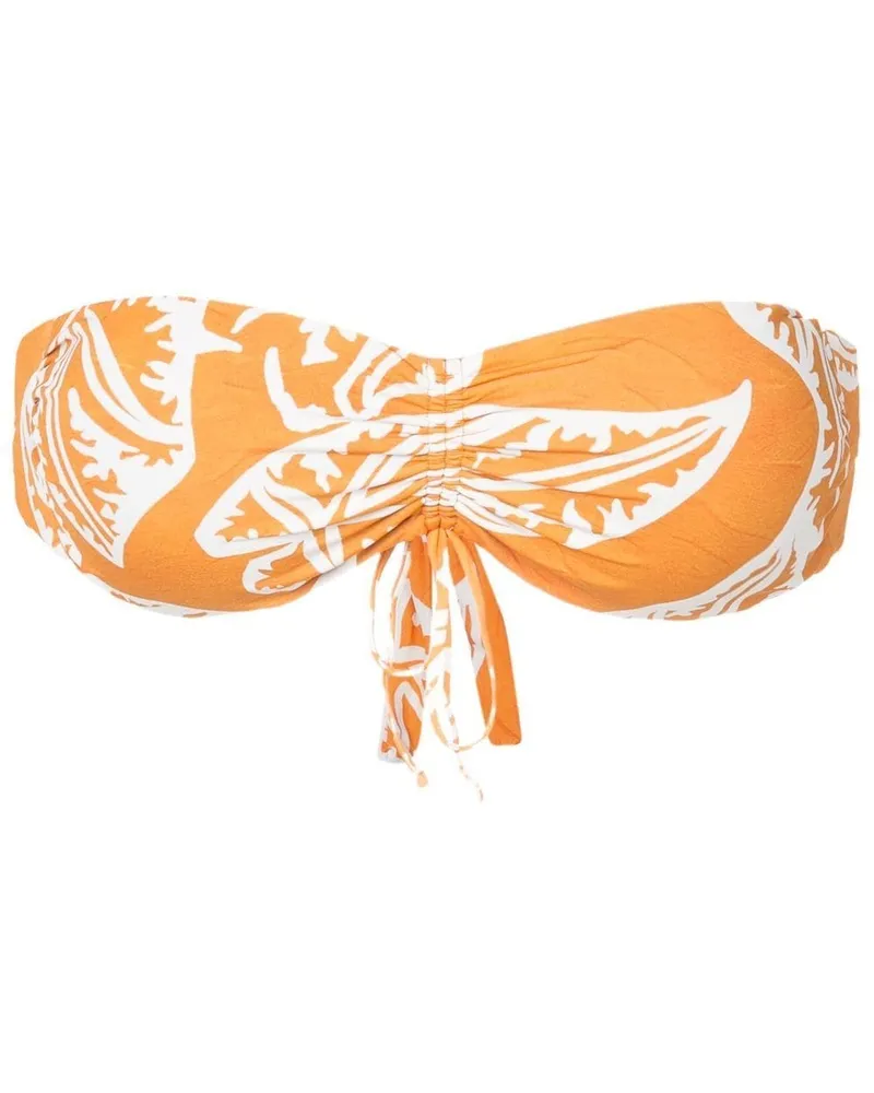 Clube Bossa Percy Bikinioberteil mit Print - Orange Orange