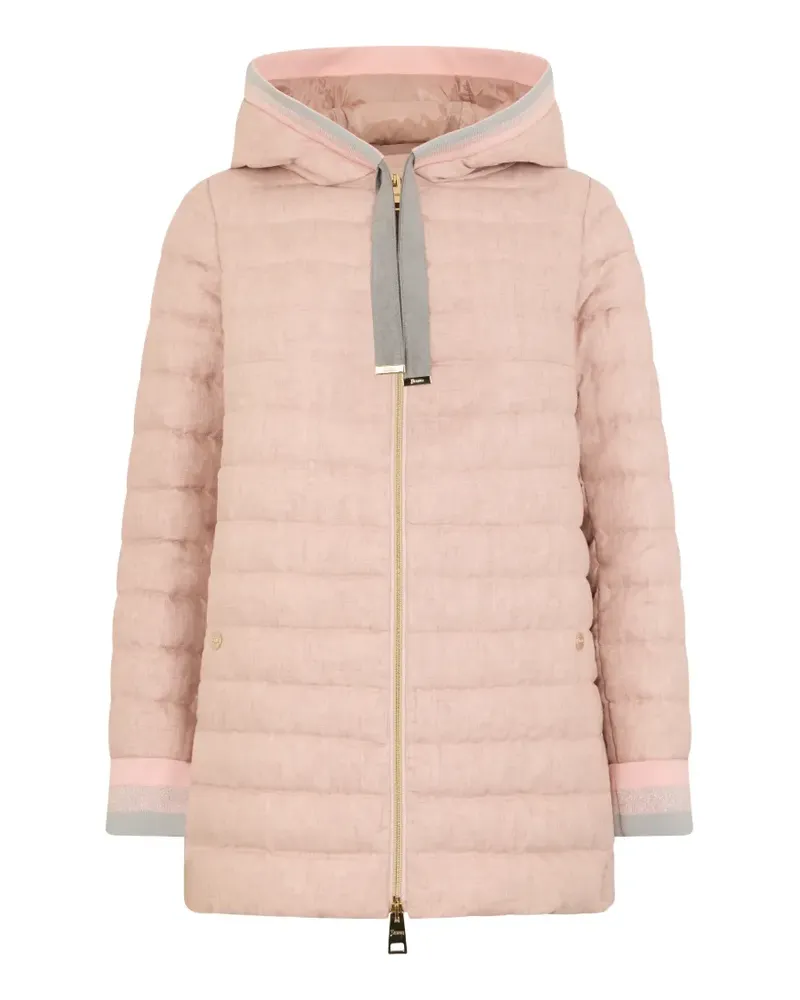 Herno hooded quilted jacket - Rosa Rosa