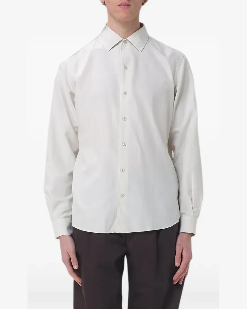 AGNONA long-sleeve button-up shirt - Grau Grau
