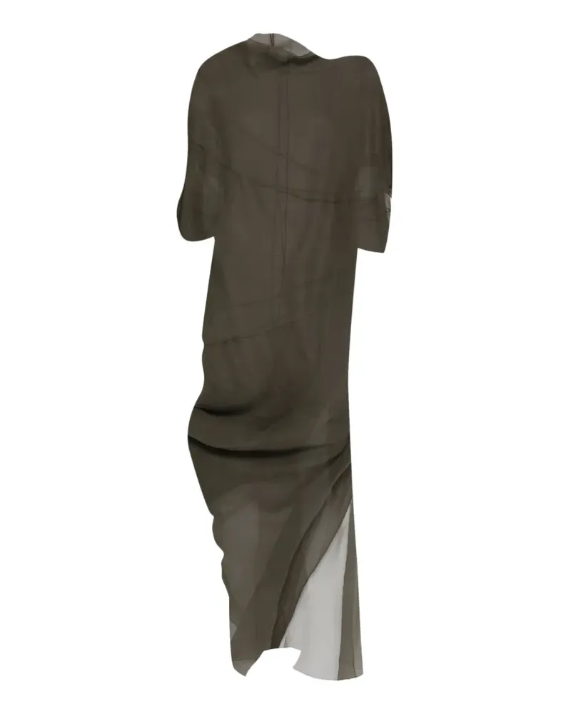 Cortana sheer panel dress - Grün Grün