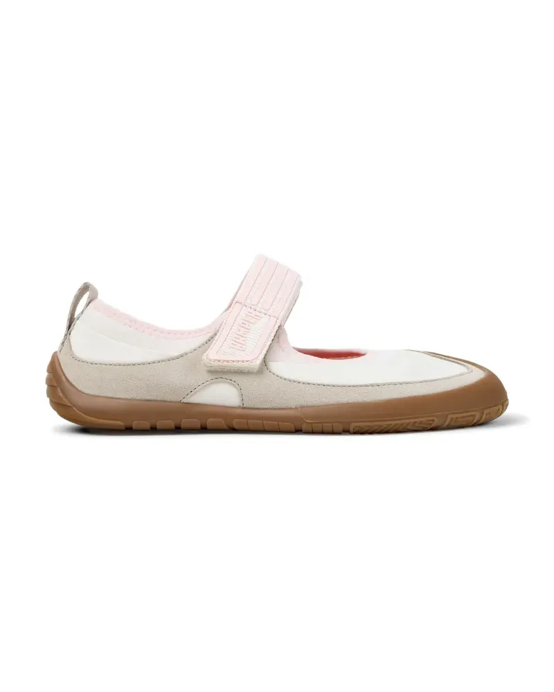 Camper Peu Path touch-strap ballet flats - Weiß Weiß