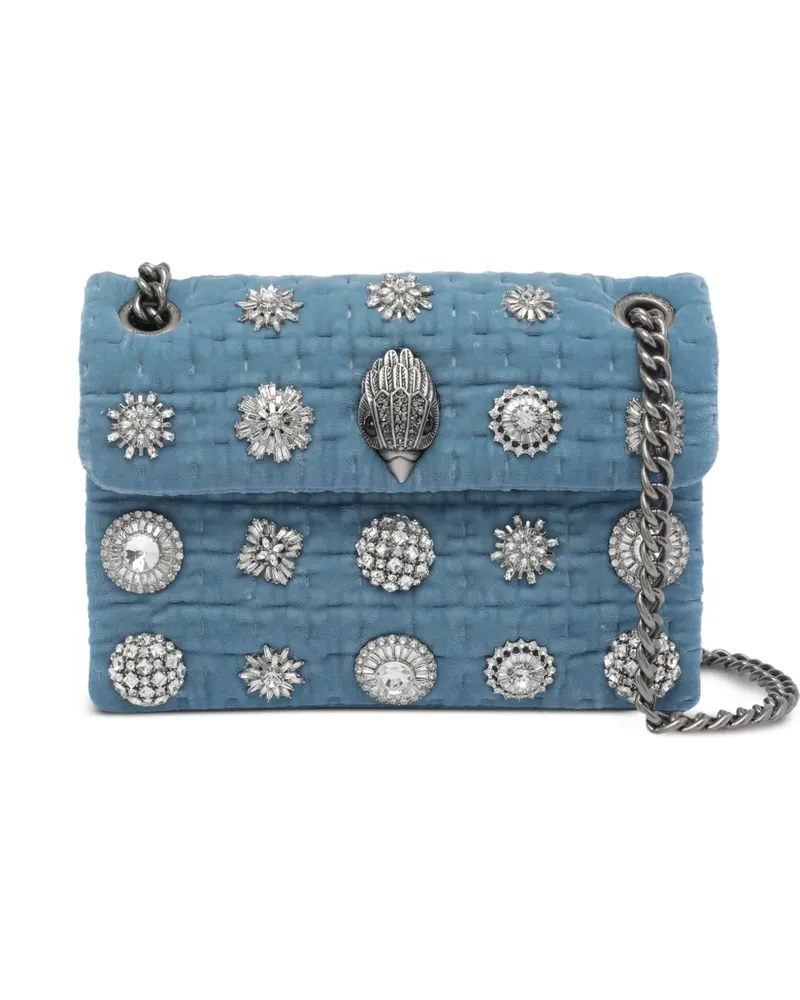 Kurt Geiger mini Kensington embellished shoulder bag - Blau Blau