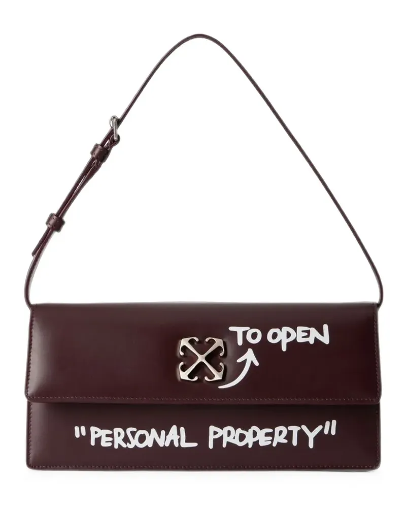 OFF-WHITE Jitney 1.0 quote shoulder bag - Rot Rot