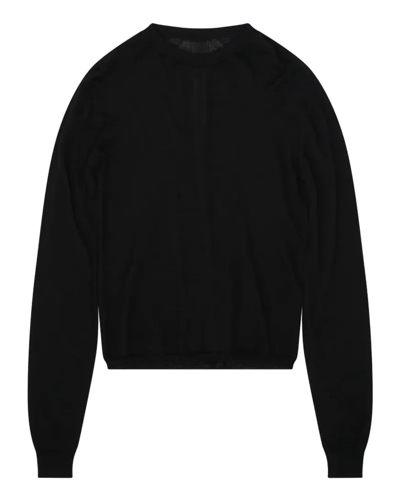 Rick Owens Pullover mit Rundhalsausschnitt - Schwarz Schwarz