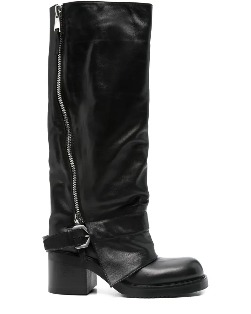 Elena Iachi Kniehohe Stiefel 70mm - Schwarz Schwarz
