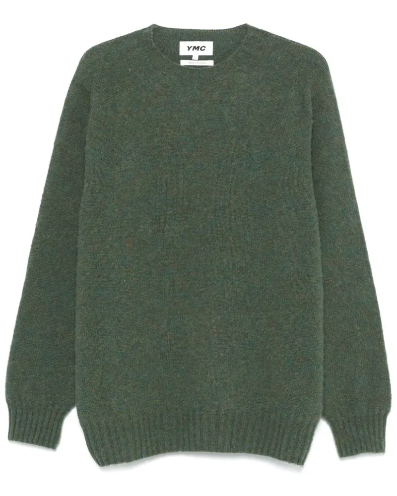 YMC Suedehead Pullover Grün