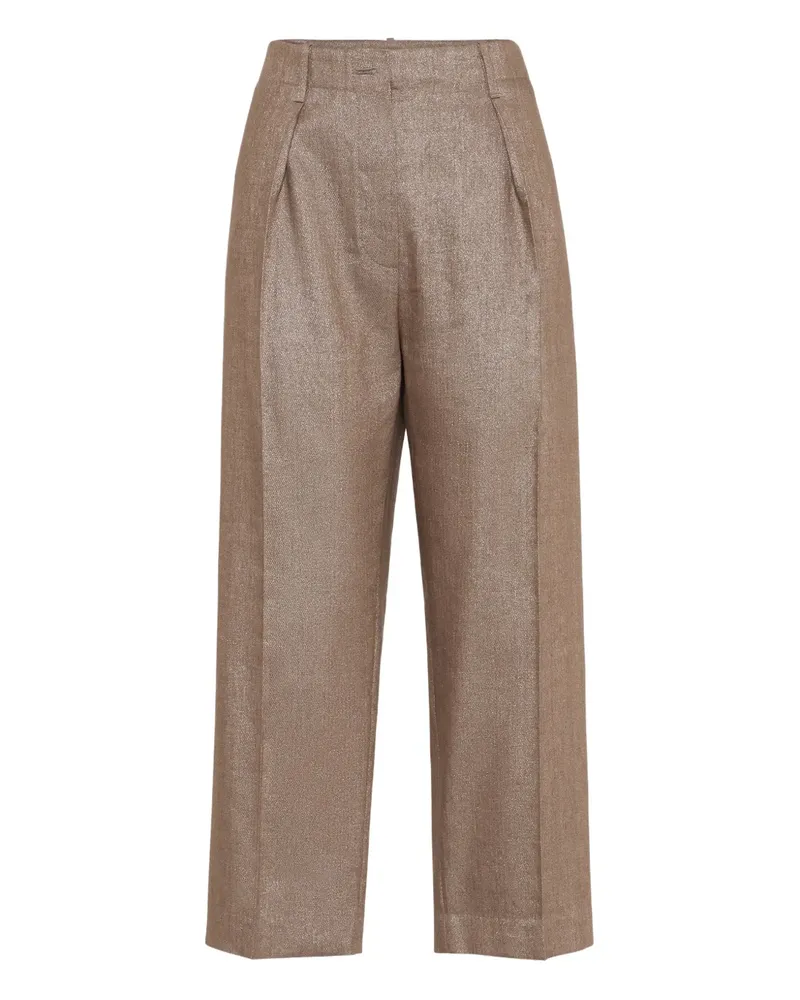 Brunello Cucinelli Chino mit Falten - Braun Braun