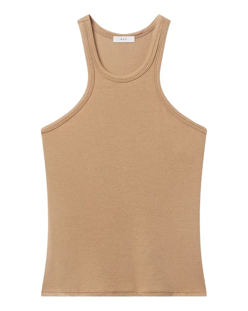 A.L.C. A C. Dean racerback ribbed tank - Nude Nude