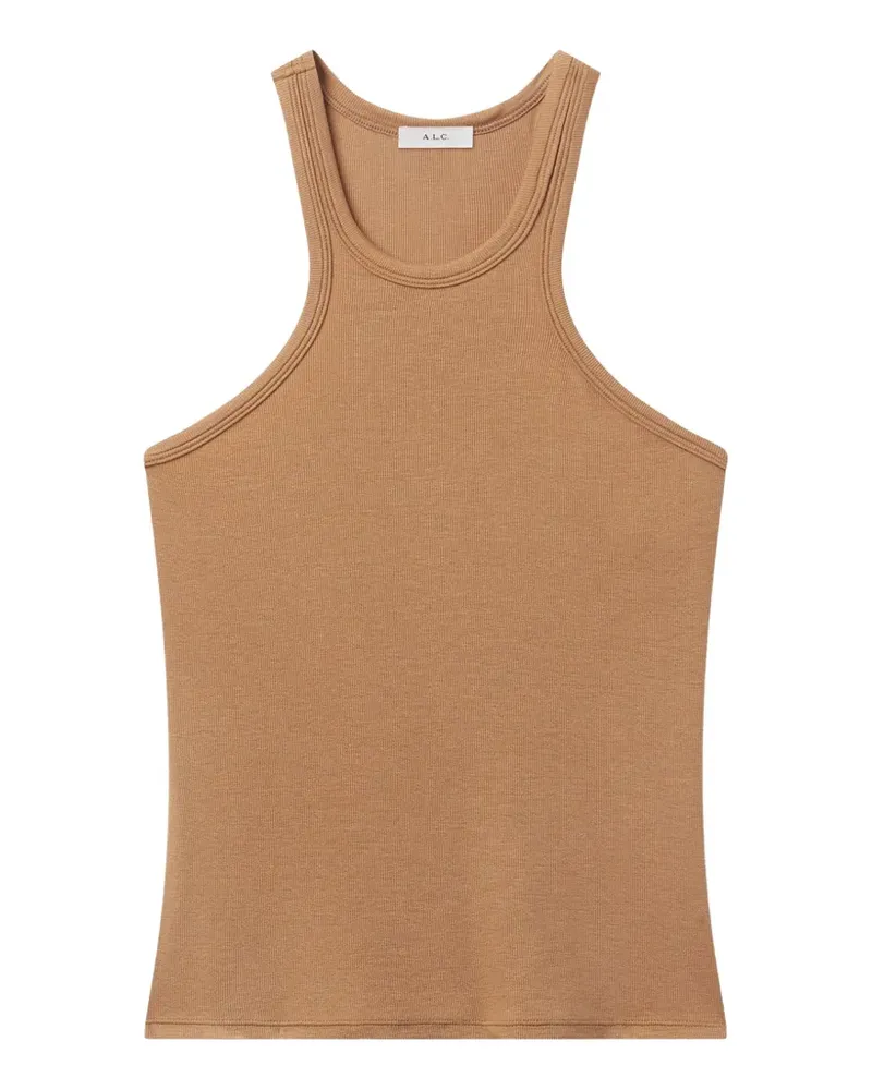A.L.C. A C. Dean racerback ribbed tank - Nude Nude