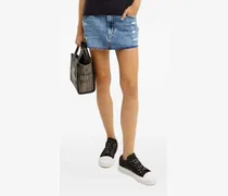 Kurzer Jeansrock - Blau