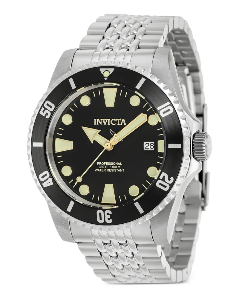 Invicta Pro Diver Armbanduhr 44mm - Schwarz Schwarz