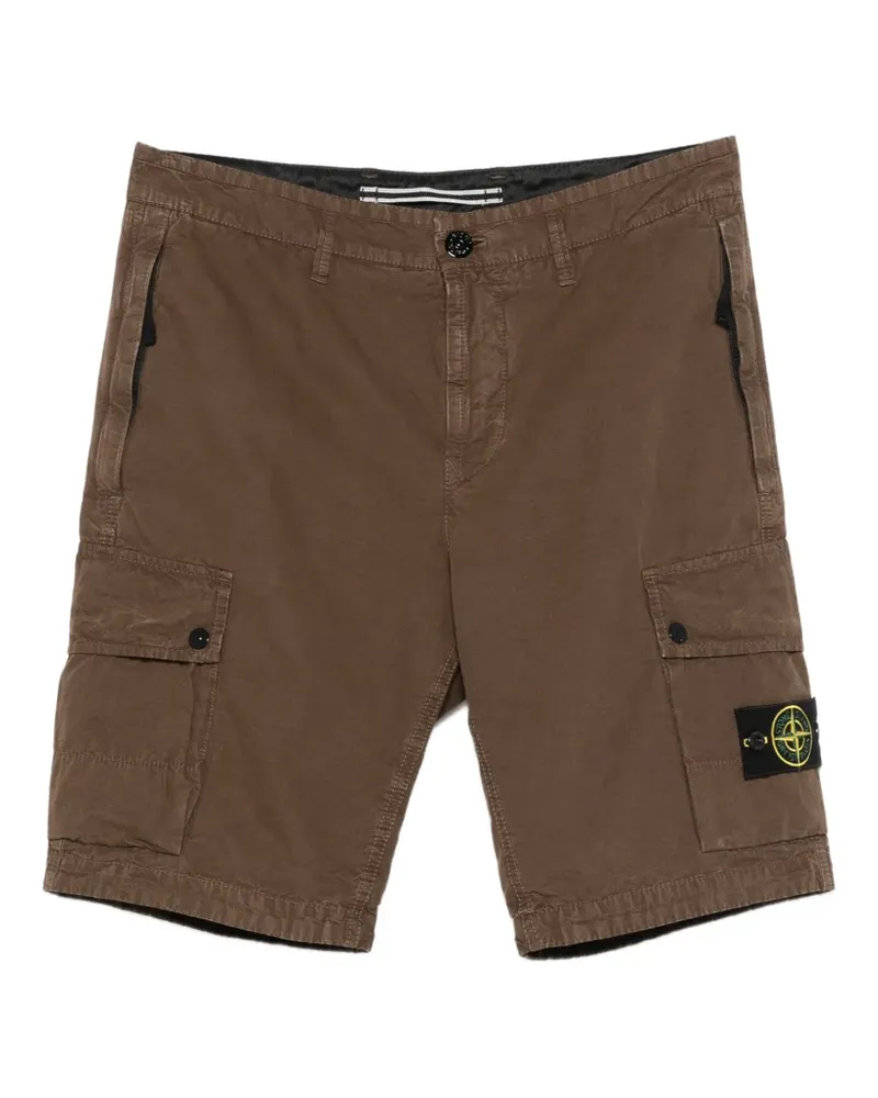 Stone Island belt-loops cargo shorts - Braun Braun