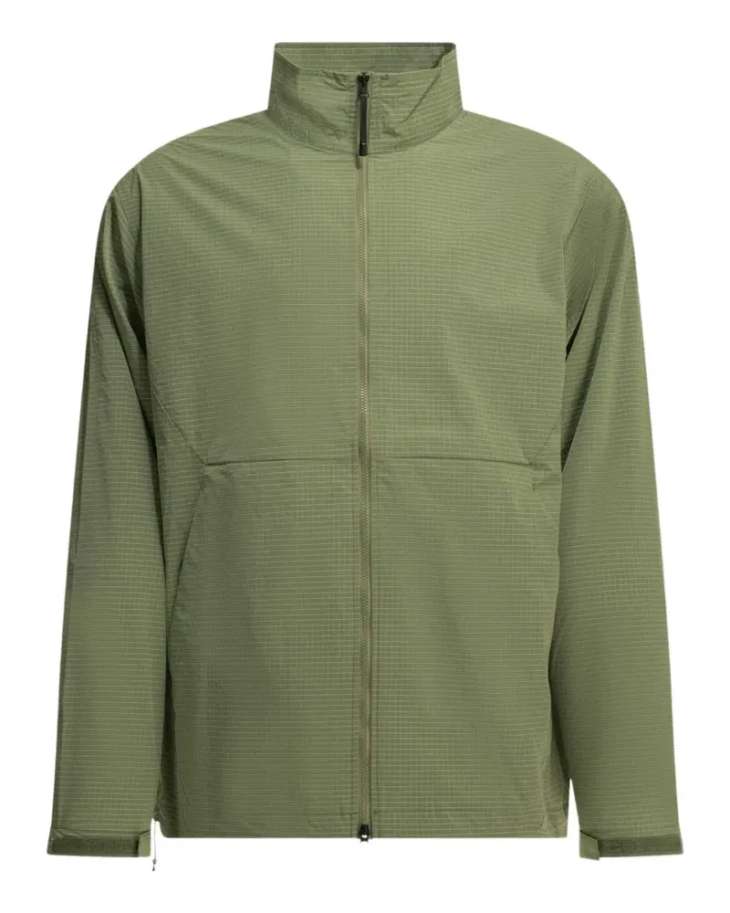 Goldwin grid-pattern high-neck windbreaker - Grün Grün