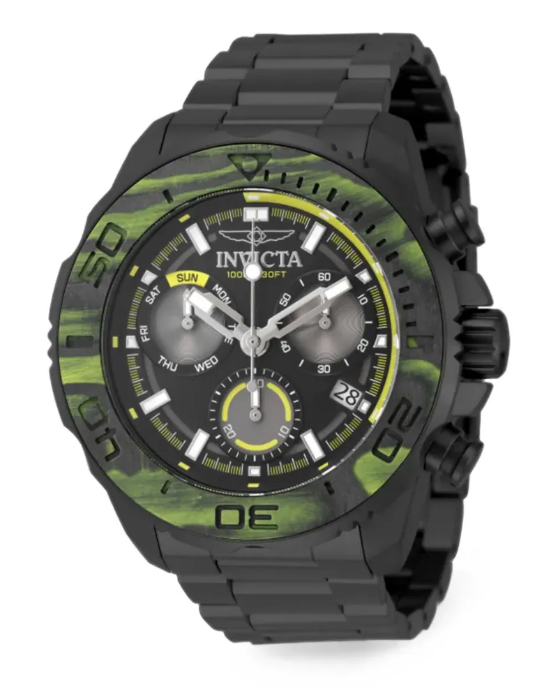 Invicta 48mm Carbon Hawk Armbanduhr - Schwarz Schwarz