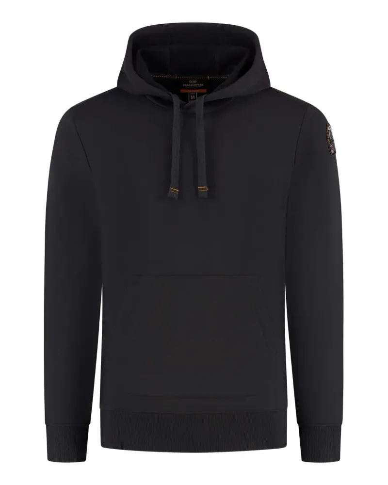 Parajumpers Hoodie mit Logo-Patch - Schwarz Schwarz