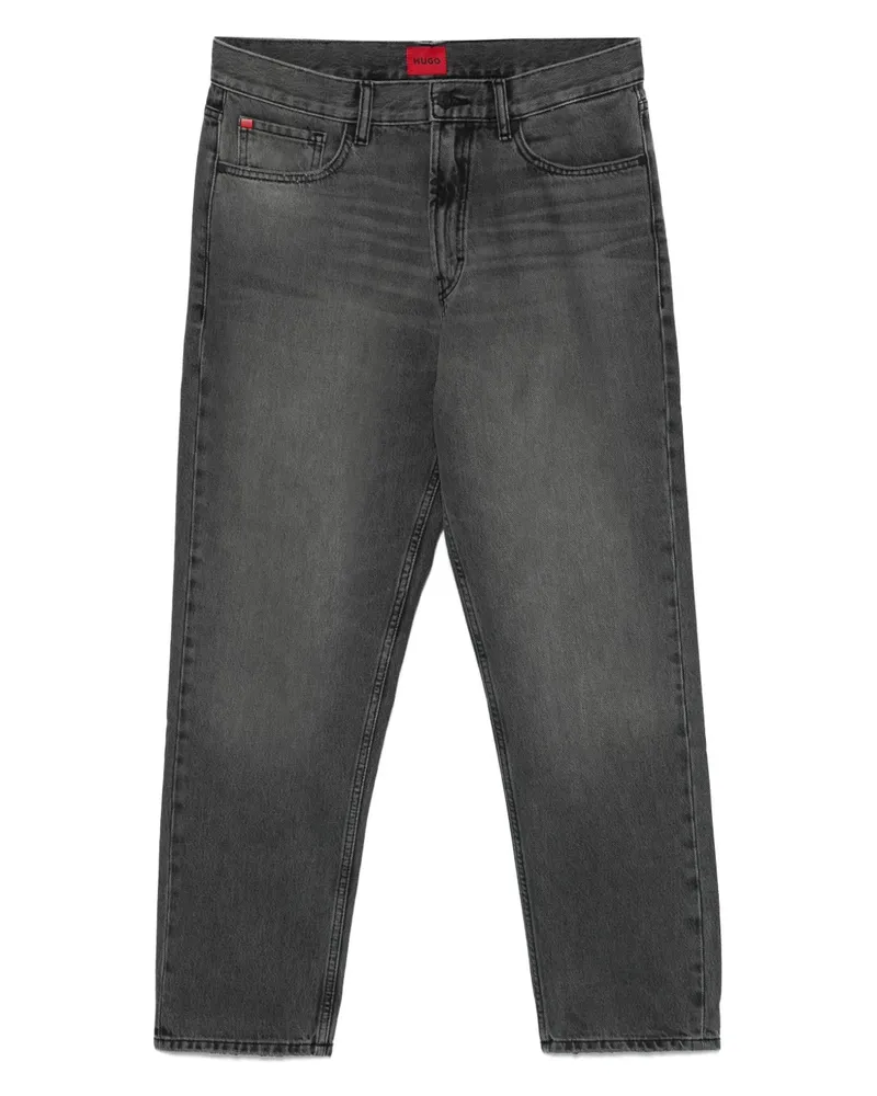 HUGO BOSS Klassische Tapered-Jeans - Grau Grau