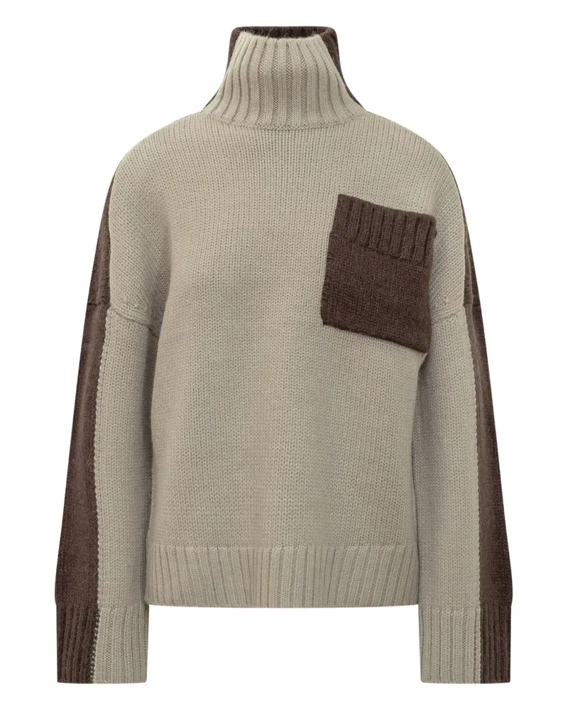 J.W.Anderson Pullover mit zweifarbigen Einsätzen - Braun Braun