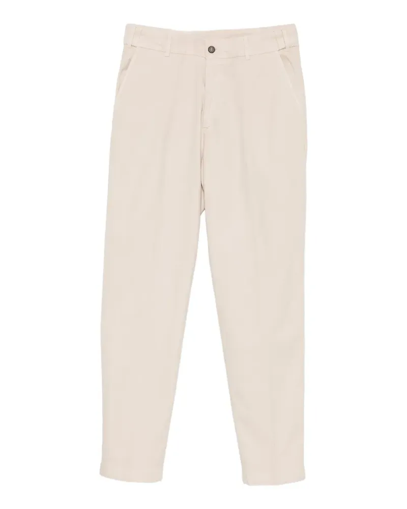Eleventy elasticated-waist chino trousers - Nude Nude