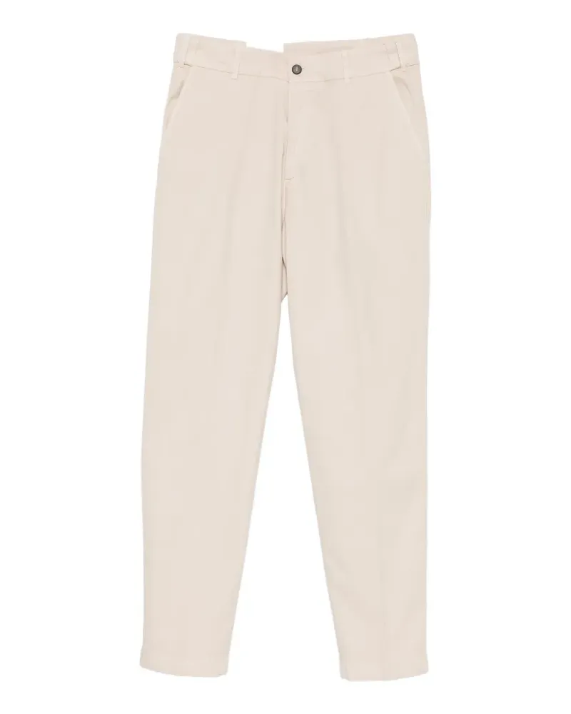Eleventy elasticated-waist chino trousers - Nude Nude
