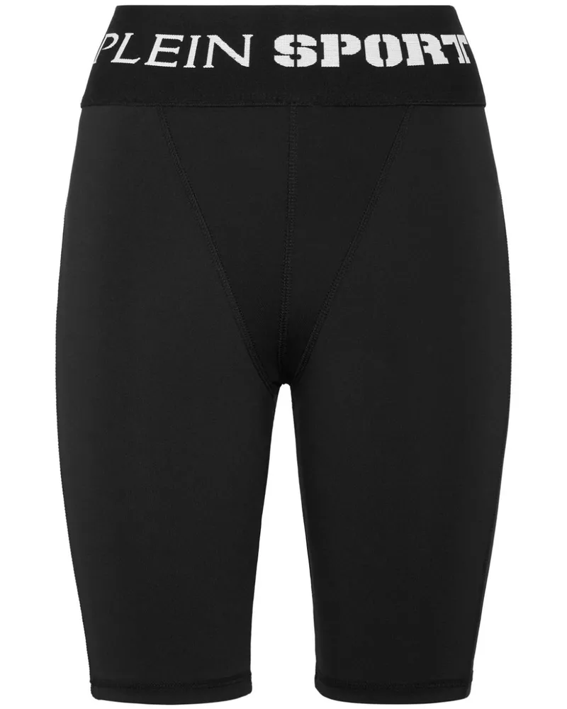 Philipp Plein Push-Up Radlerhose Schwarz