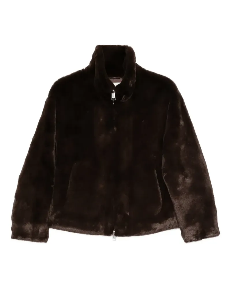 APPARIS Brooks Jacke aus Faux Fur mit Reißverschluss - Braun Braun