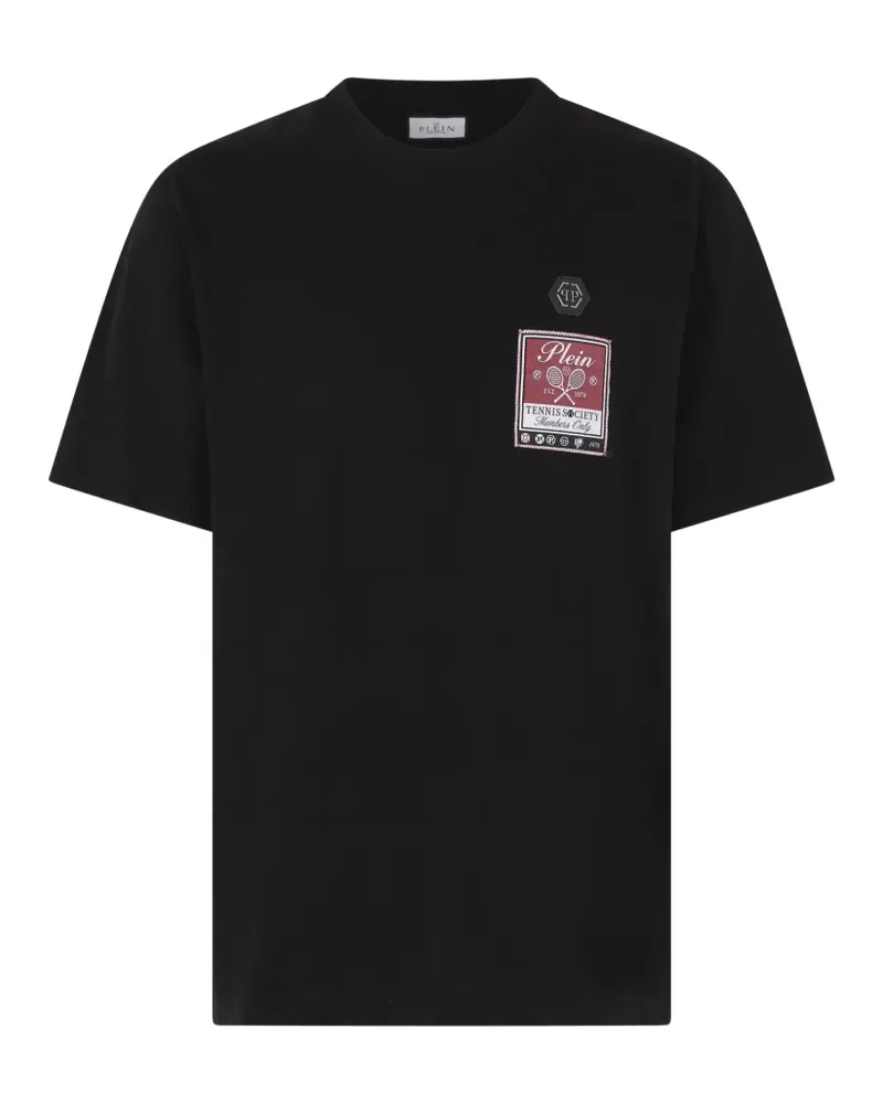 Philipp Plein T-Shirt mit rundem Ausschnitt - Schwarz Schwarz