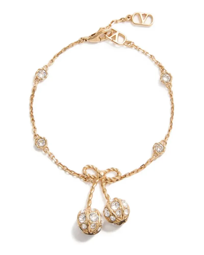 Valentino Garavani Cherrific Armband mit Swarovski-Kristallen - Gold Gold