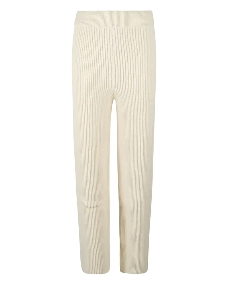 Jil Sander Gerippte Strickhose - Nude Nude