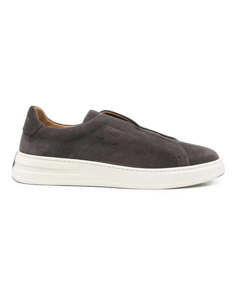 Henderson slip-on suede sneakers - Grau Grau