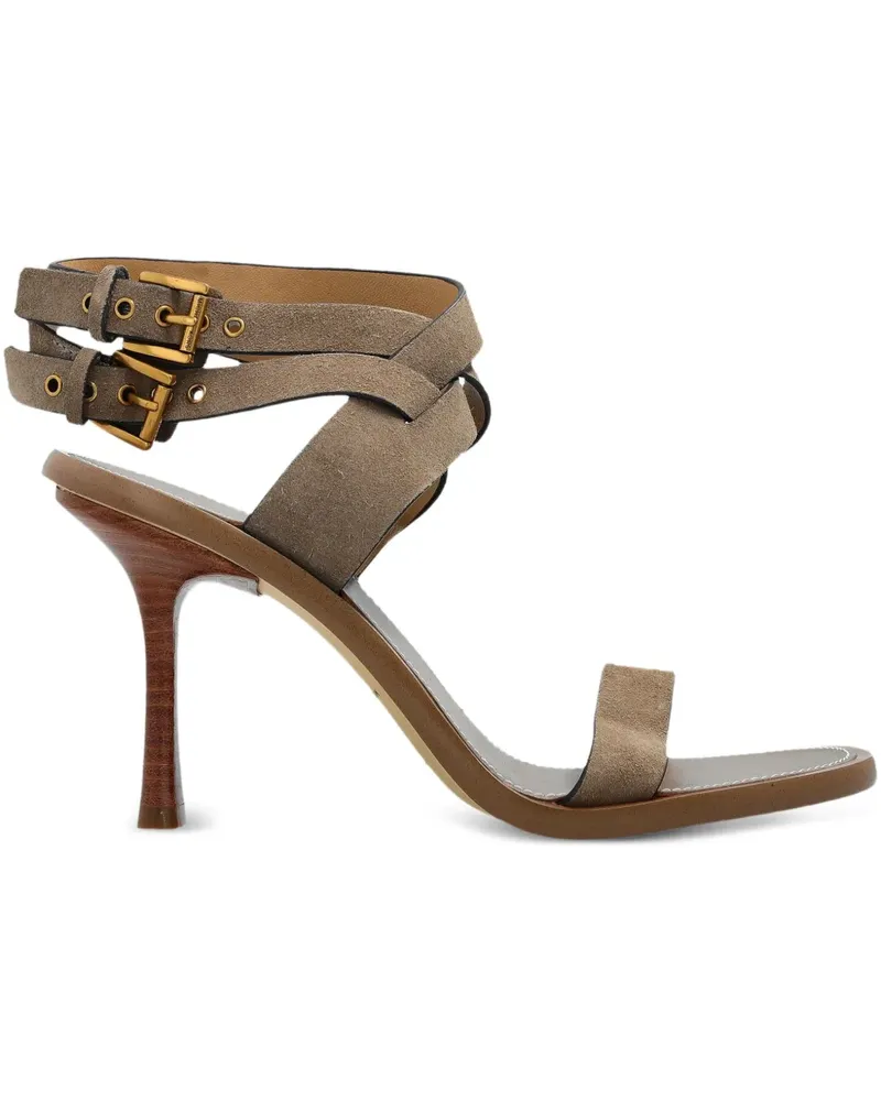 Michael Kors Irene Pumps mit überkreuztem Schnallenverschluss 100mm - Nude Nude