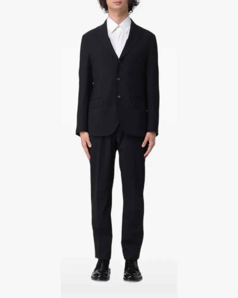 Eleventy single-breasted wool suit - Schwarz Schwarz