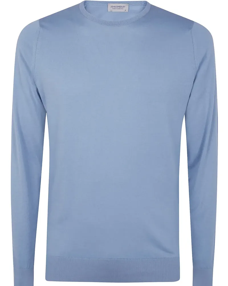 John Smedley Klassisches T-Shirt - Blau Blau