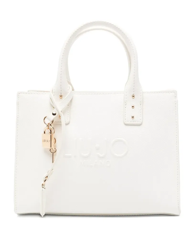 Liu Jo Tote Bag mit Anhänger - Weiß Weiß