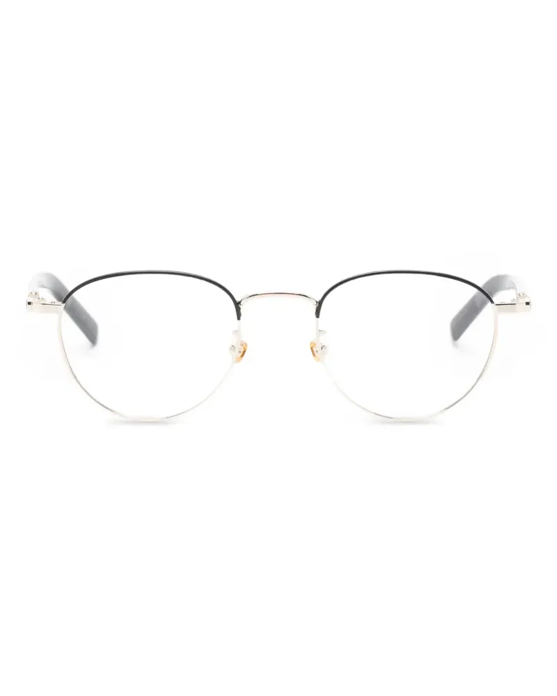 Montblanc Brille mit ovalem Gestell - Schwarz Schwarz