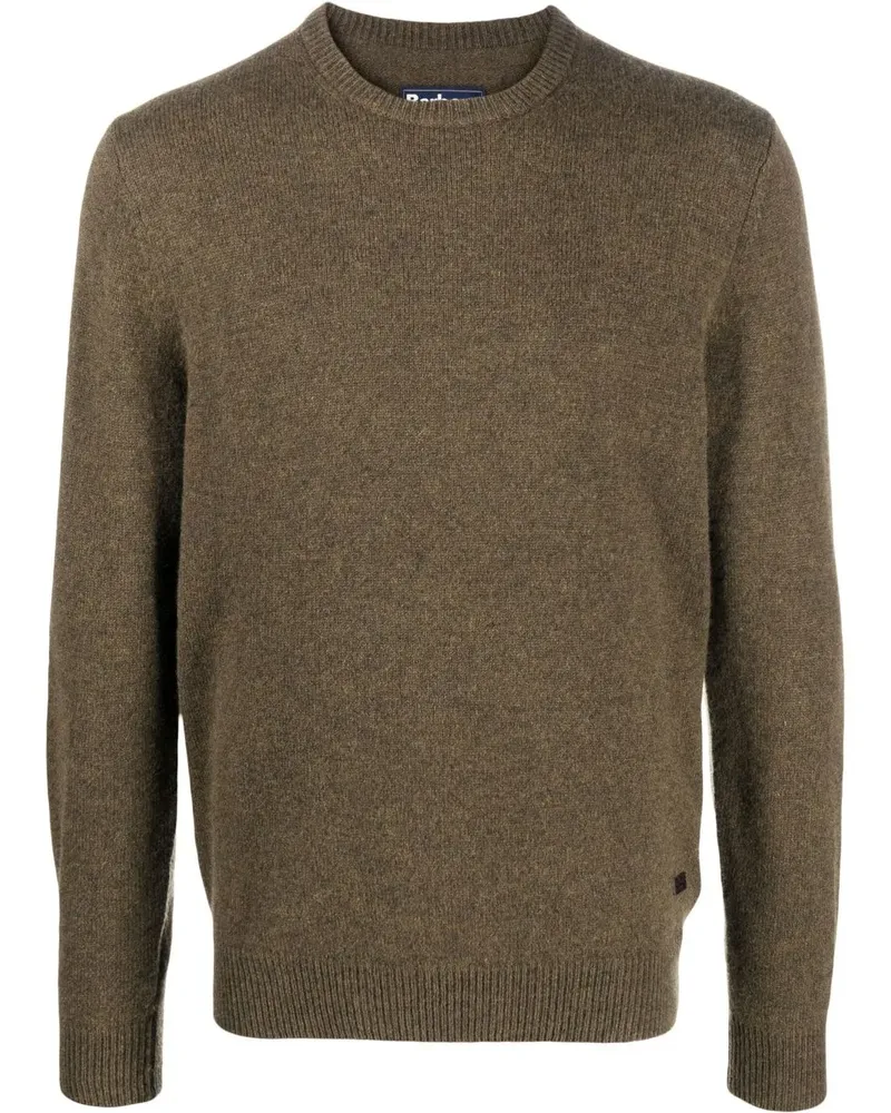 Barbour Pullover mit rundem Ausschnitt - Grün Grün