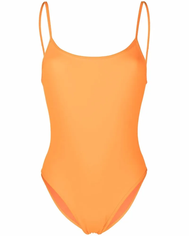 Manokhi Rückenfreier Badeanzug - Orange Orange