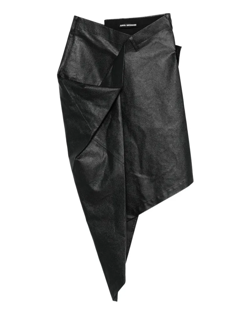 Junya Watanabe asymmetric skirt - Schwarz Schwarz